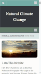 Mobile Screenshot of naturalclimatechange.org