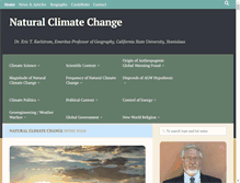 Tablet Screenshot of naturalclimatechange.org